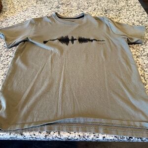Rag & Bone Sound Wave Cotton Tee - Large